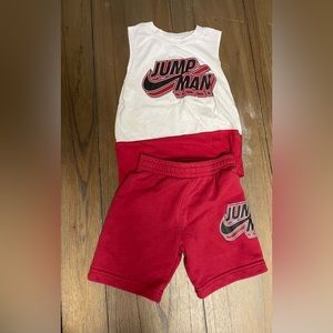Little boy JORDAN shorts set